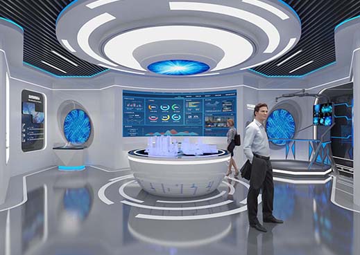 山東濟南黨建智慧展廳